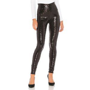 Commando Sequin Leggings in Color Black